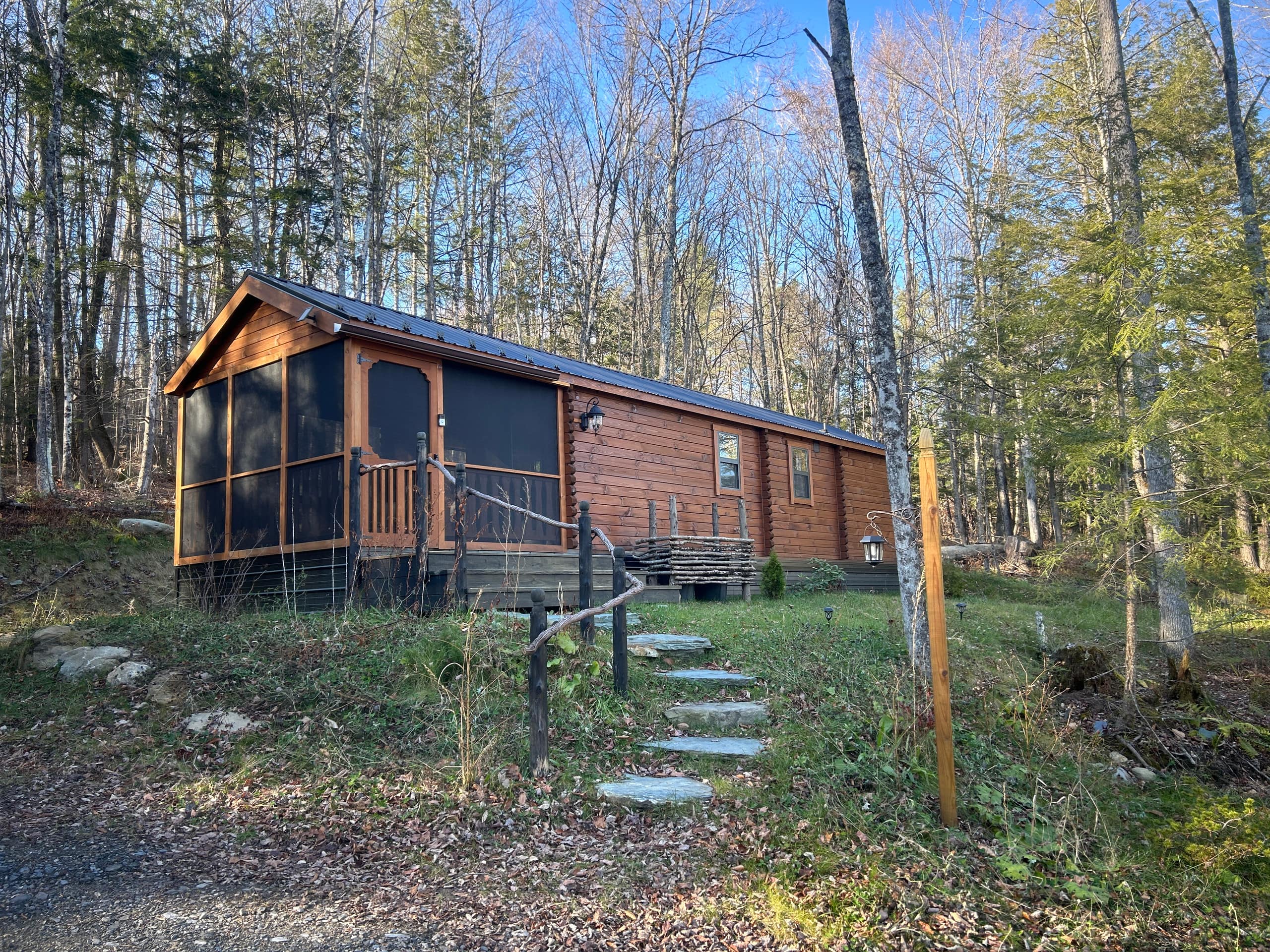 Alchemist's Log Cabin — Wychwood · Duxbury, Vermont